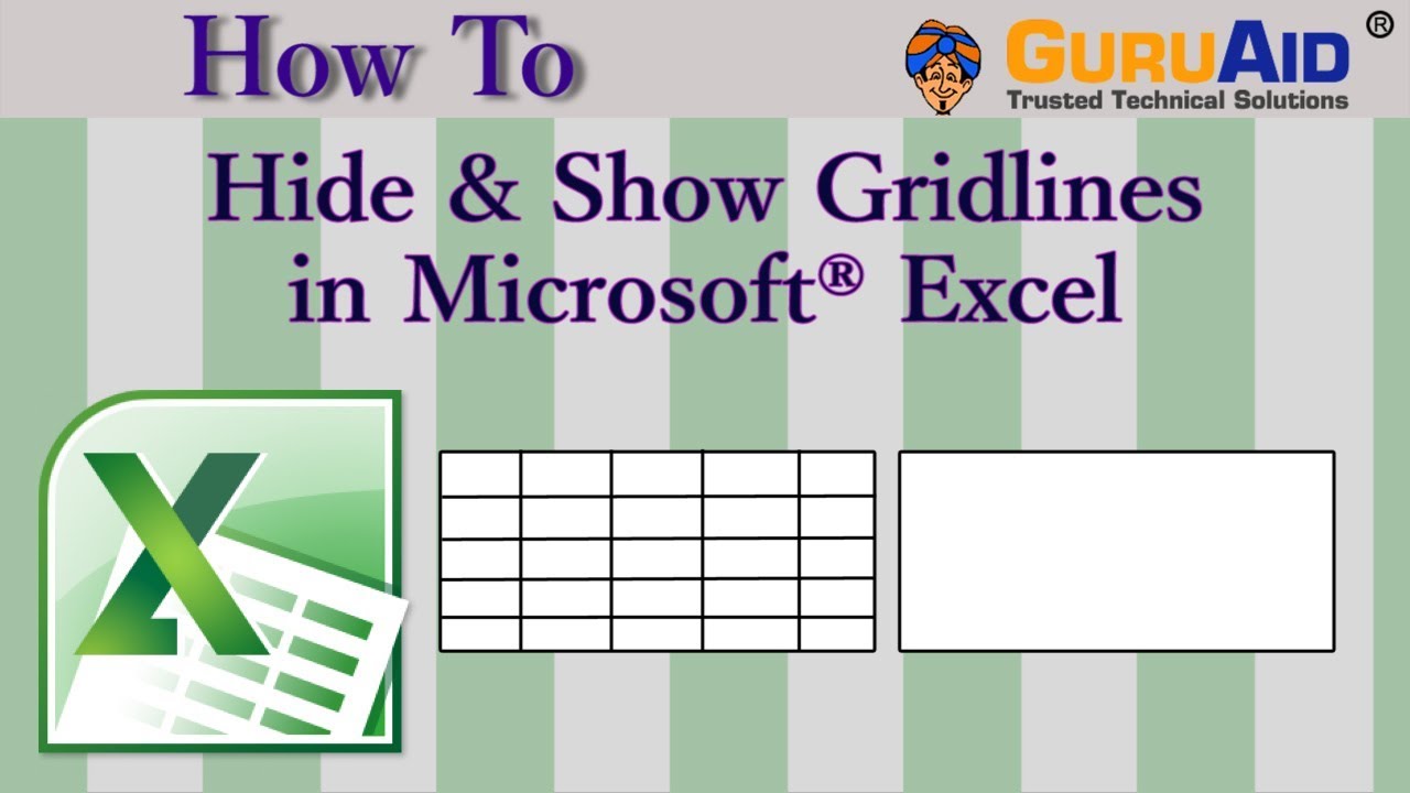 excel for mac hide gridlines